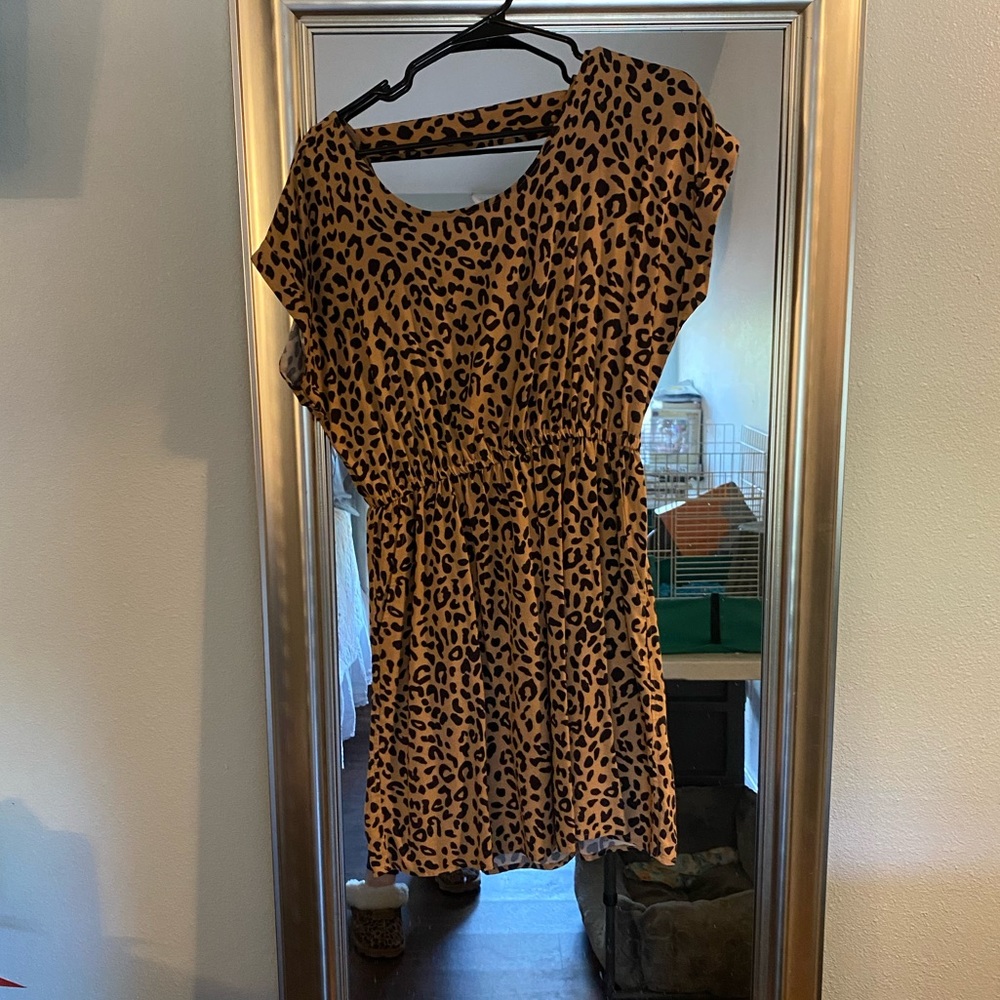 CHEETAH DRESS with POCKETS🐆